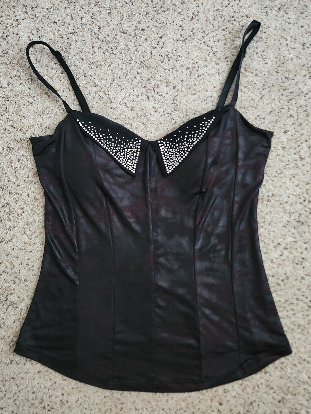 Twin Y2k Black Tank Top